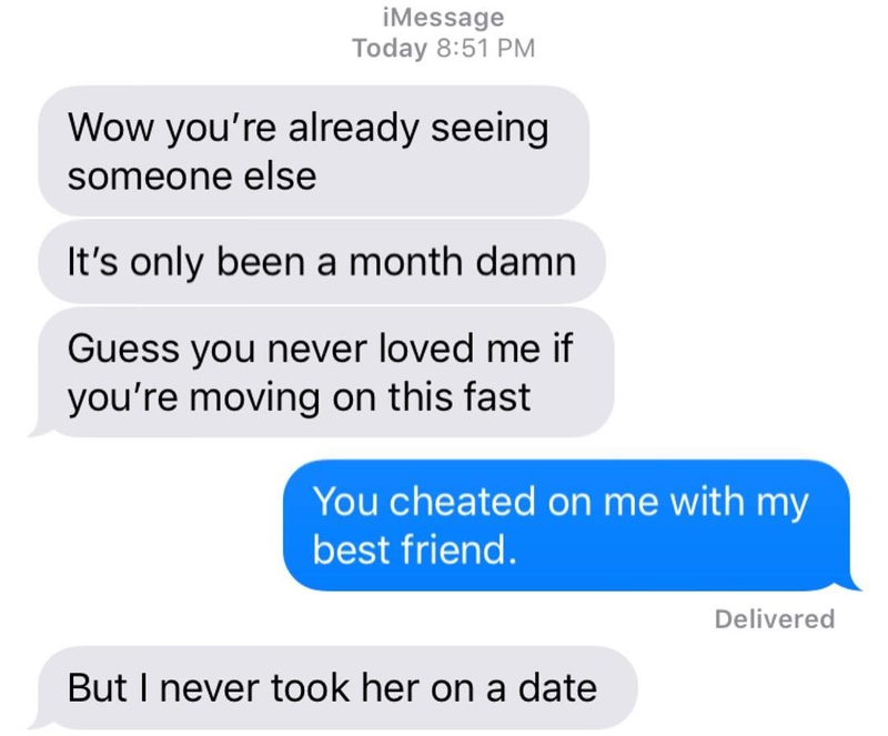 Well, in That Case … | Instagram/@textsfromyourex