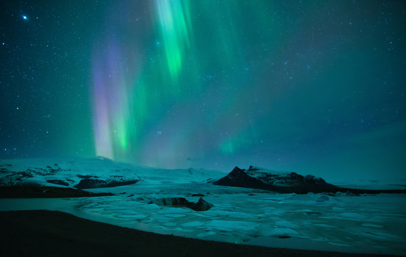 Alguien intentó vender la aurora boreal | Alamy Stock Photo