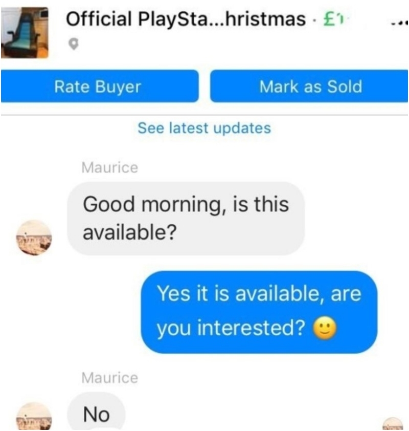 Die Kuriositäten des Facebook-Marketplace | Reddit.com/bigolbur