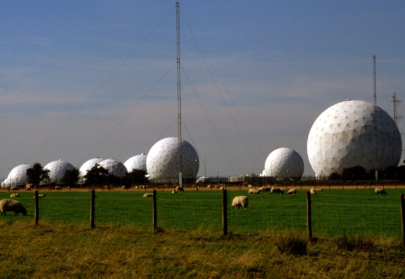 La base Menwith Hill de la Real Fuerza Aérea | Alamy Stock Photo