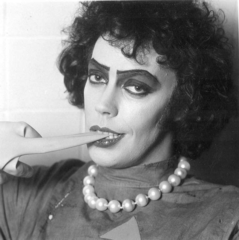 Tim Curry Como Dr. Frank-N-Furter | Alamy Stock Photo by Moviestore Collection Ltd