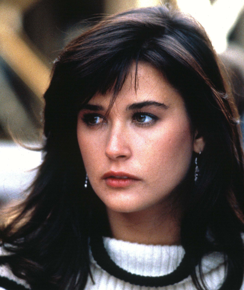 Demi Moore in den 80ern, bevor sie in 