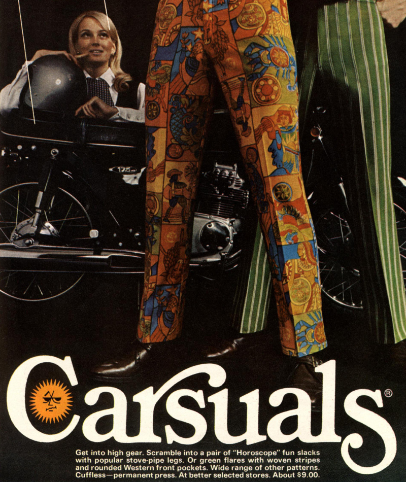 Carsual’s Horoskop-Hose | Alamy Stock Photo by Retro AdArchives