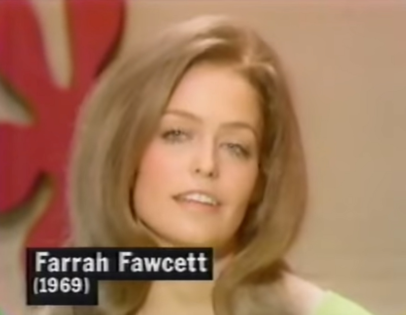 Farrah Fawcett Jovem, com Aparelho nos Dentes, Aparece no Programa 