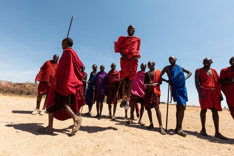 The Real Meaning Behind the Maasai’s Jump for Joy | Alamy Stock Photo photo by Denys Kutsevalov