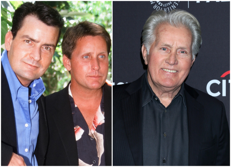 Charlie Sheen and Emilio Estevez Are Martin Sheen’s Sons | Alamy Stock Photo & Shutterstock