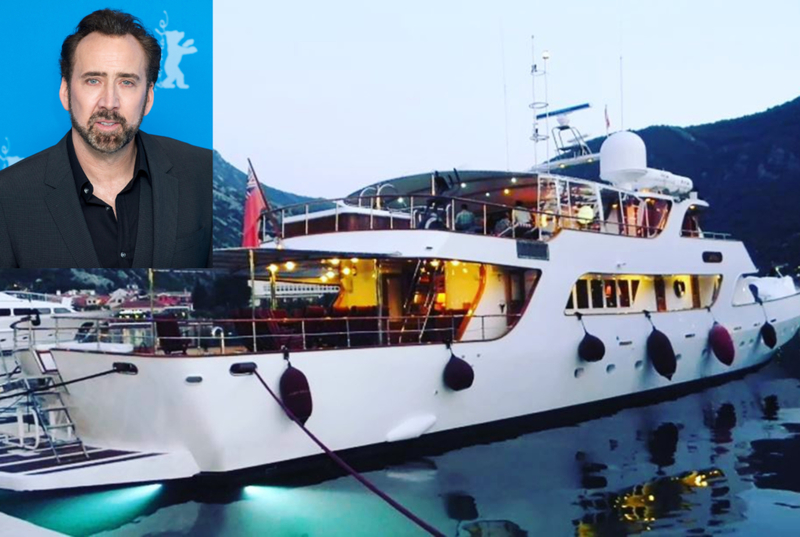 La Sarita de Nicolas Cage y su desenfrenado estilo de vida | Instagram/@celebrityyacht & Alamy Stock Photo by Gonçalo Silva/Alamy Live News