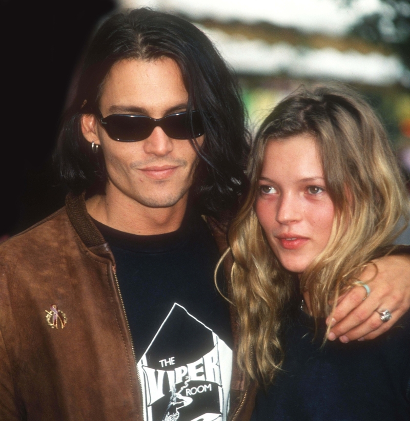 Kate Moss und Johnny Depp | Alamy Stock Photo