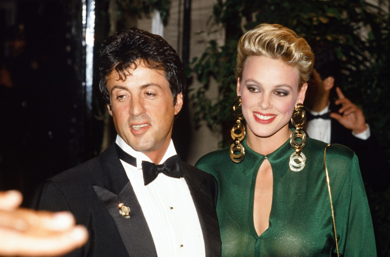 Sylvester Stallone und Brigitte Nielsen | Alamy Stock Photo