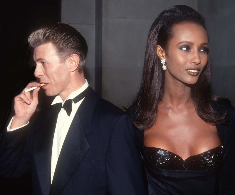 David Bowie und Iman | Alamy Stock Photo