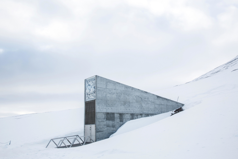 Weltweiter Saatgut-Tresor auf Svalbard | Alamy Stock Photo