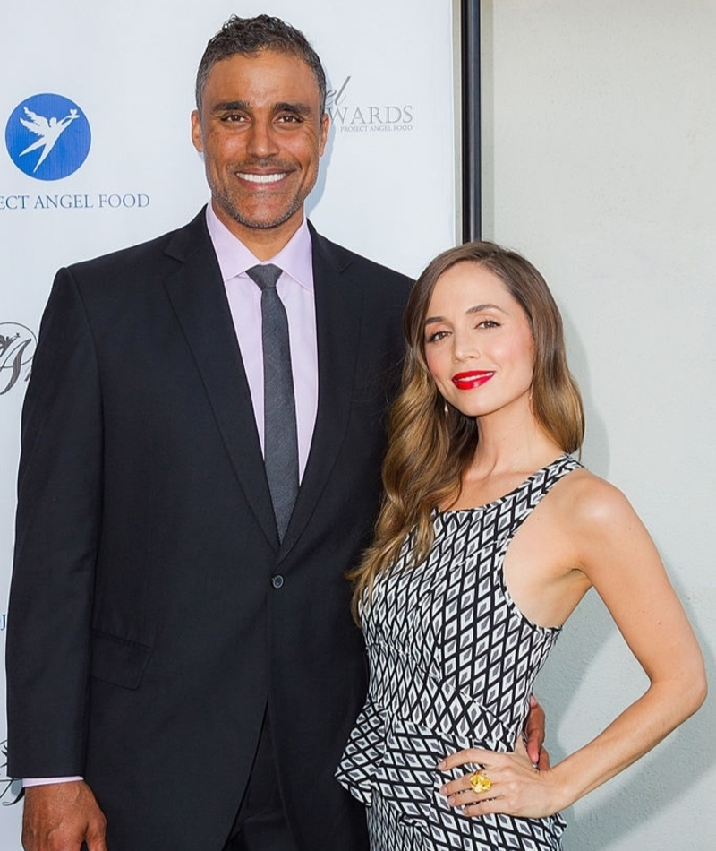 Eliza Dushku y Rick Fox | Getty Images Photo by Rodrigo Vaz/FilmMagic