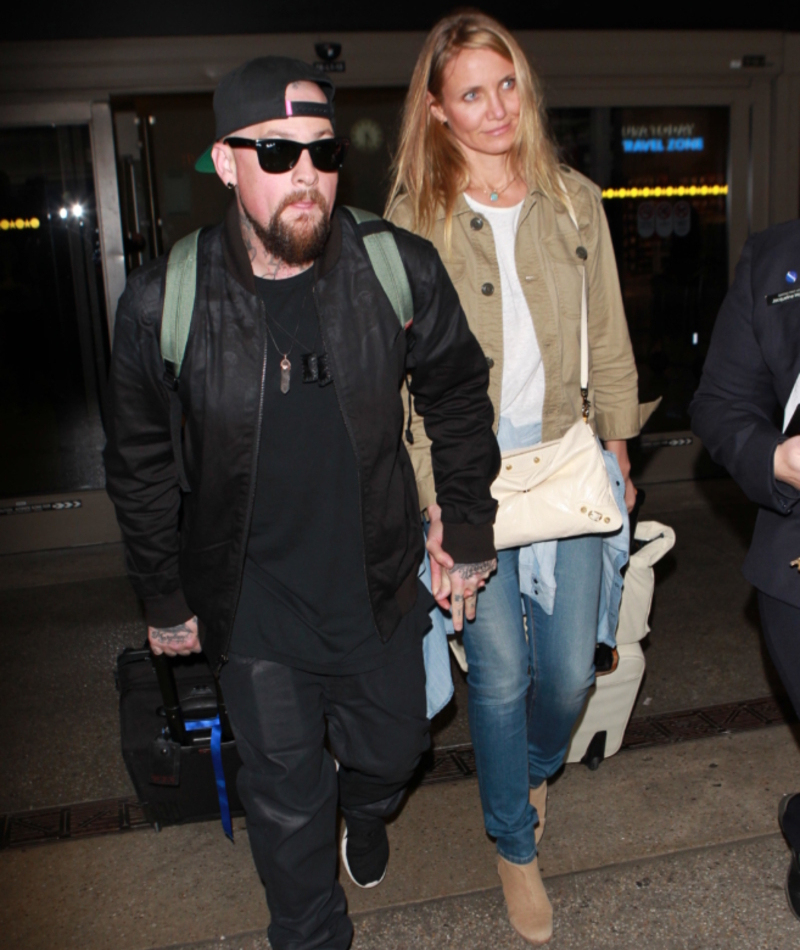 Cameron Diaz y Benji Madden | Alamy Stock Photo by WENN Rights Ltd