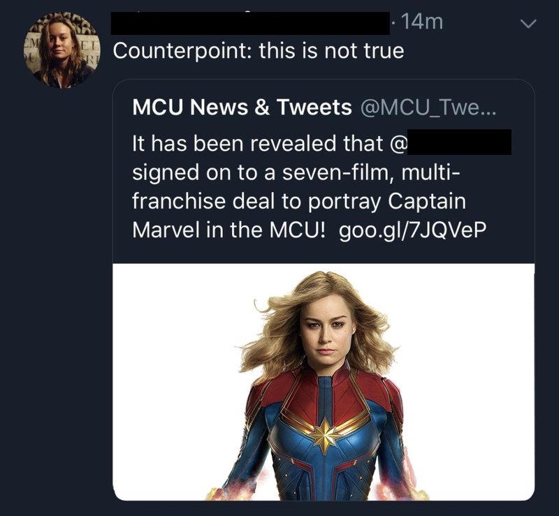 Captain Marvel News | Reddit.com/SeiriusPolaris & Alamy Stock Photo