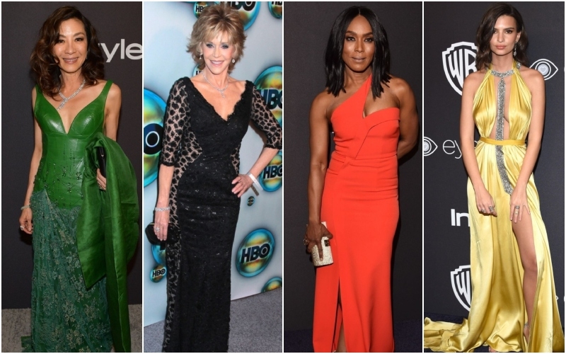 Give a Round of Applause for the Golden Globes After Party Dresses: Part 2 | Getty Images Photo by Lester Cohen/WireImage & Matt Winkelmeyer / InStyle & Alamy Stock Photo by Ima Kuroda / HollywoodNewsWire.net/ PictureLux & OConnor-Arroyo/AFF