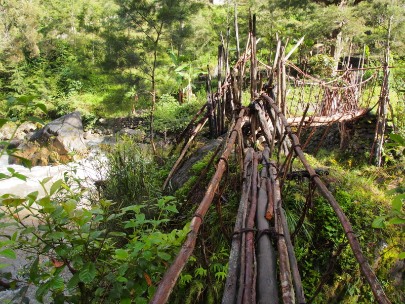 Baliem River Bridge, Westneuguinea | Alamy Stock Photo by Helmut Jacob