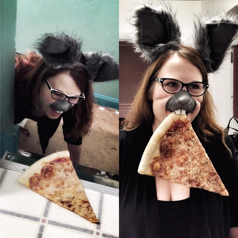 El regreso de la rata con pizza de New York | Instagram/@thereseterbunny