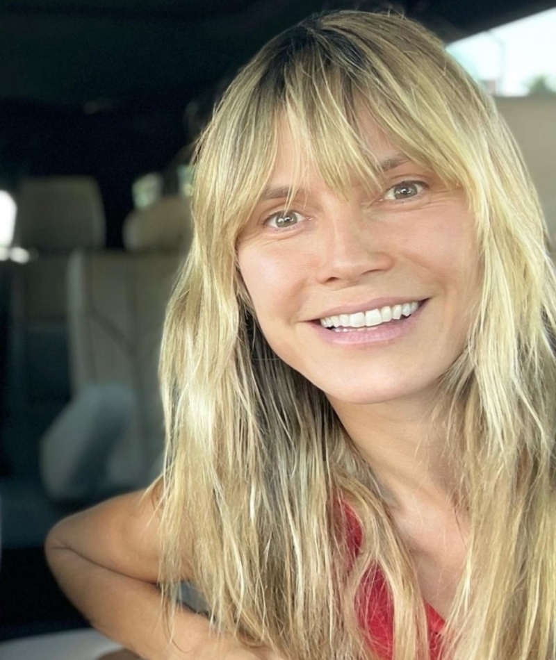 Seu amuleto da sorte é um saco de dentes | Instagram/@heidiklum