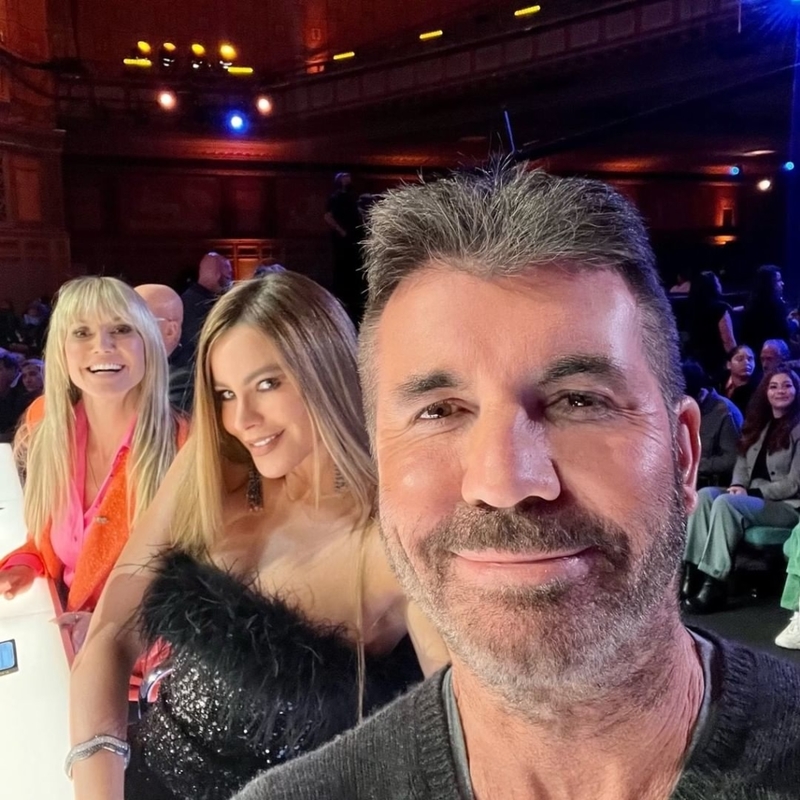 Heidi Klum não tem medo de Simon Cowell | Instagram/@simoncowell