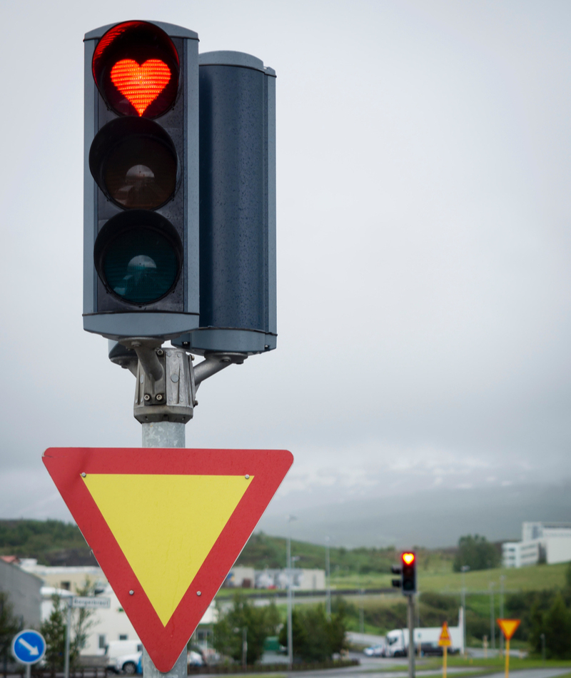 Los semáforos islandeses Red Heart | Alamy Stock Photo by Mint Images Limited 