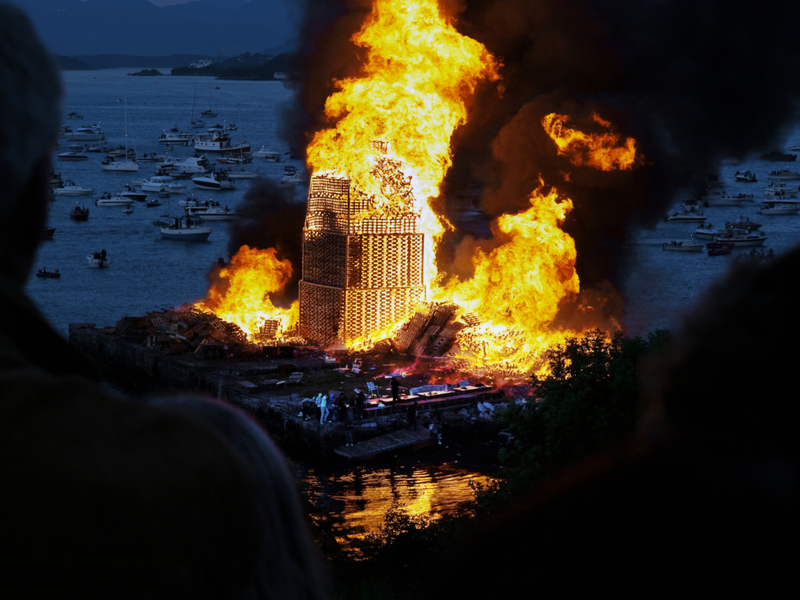 Noruega tiene la hoguera más grande del mundo | Getty Images Photo by Geir Halvorsen