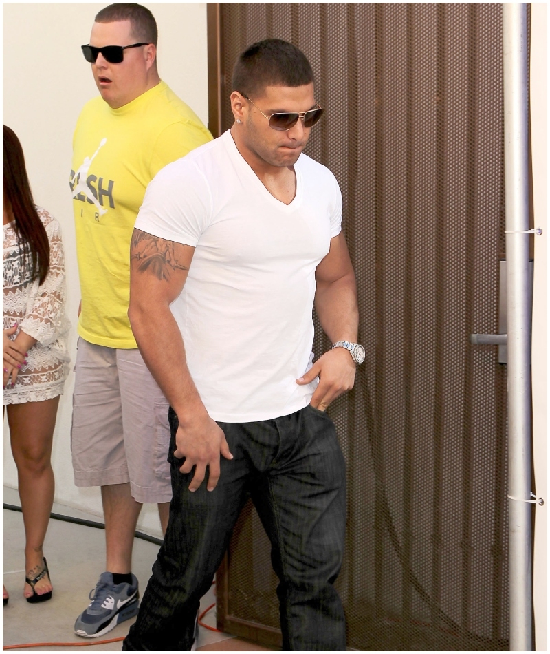 Ronnie Ortiz-Magro Walking the Casino – 2012 | Alamy Stock Photo