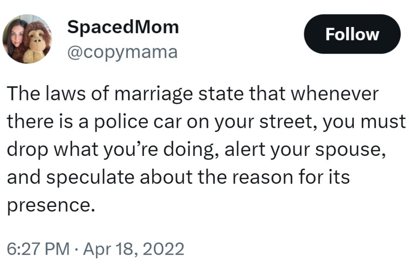 The Guy Across the Street Always Did Seem Suspicious | Twitter/@copymama