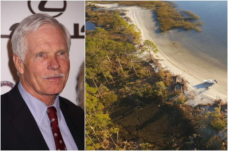 Ted Turner - St. Phillips Islands, South Carolina | Alamy Stock Photo by Izumi Hasegawa/HNW-Photo.com /PictureLux & Apple White 