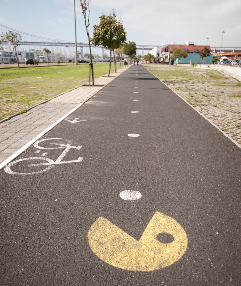 Pac-Man devora luces en las calles | Alamy Stock Photo by Howard Harrison