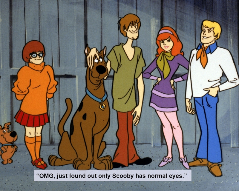 Scooby-Doo and the Case of the Misshapen Eyes | Alamy Stock Photo