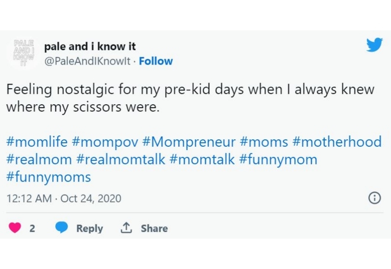 The Mom Whose Scissors Are Always MIA | Twitter/@PaleAndIKnowIt