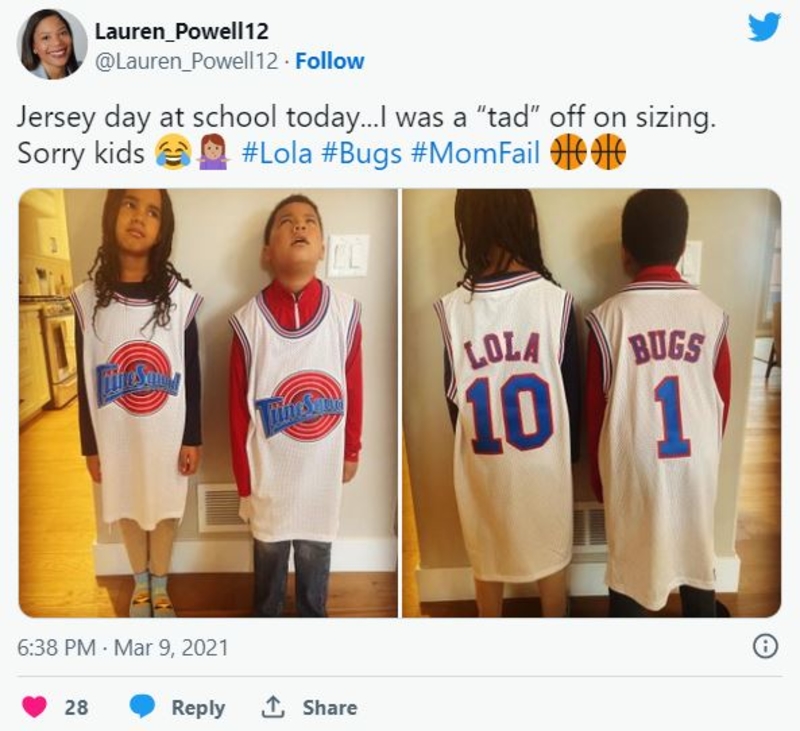 The Mom Who Mixed Up Her Sizing | Twitter/@Lauren_Powell12
