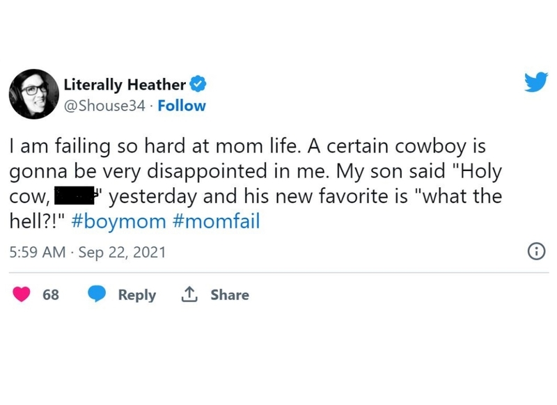 The Mom With a Potty Mouth | Twitter/@Shouse34