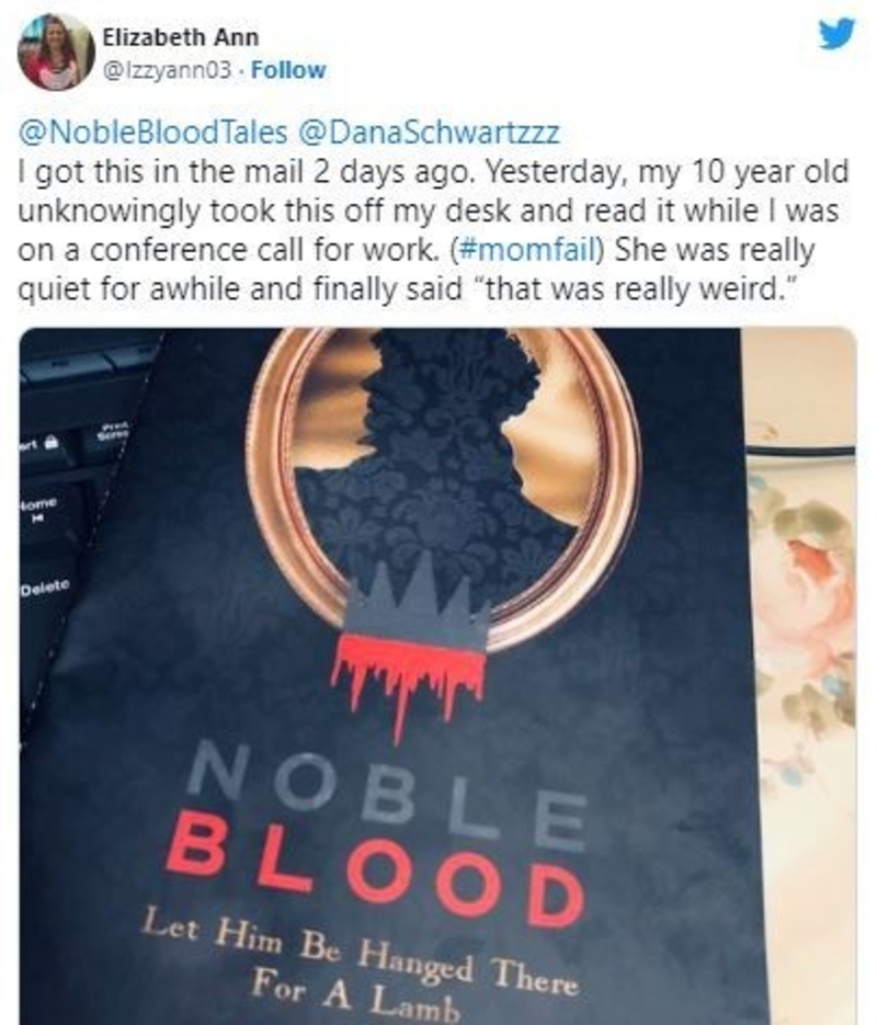 The Mom Whose Book Might Cause Nightmares | Twitter/@Izzyann03