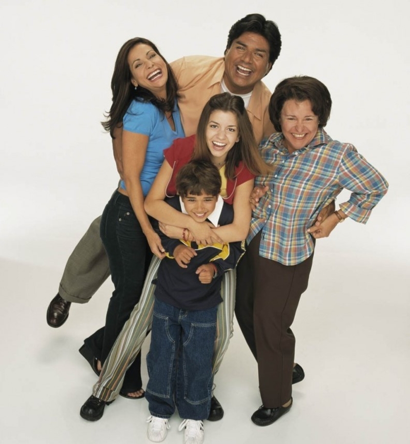 George Lopez y Belita Moreno en 