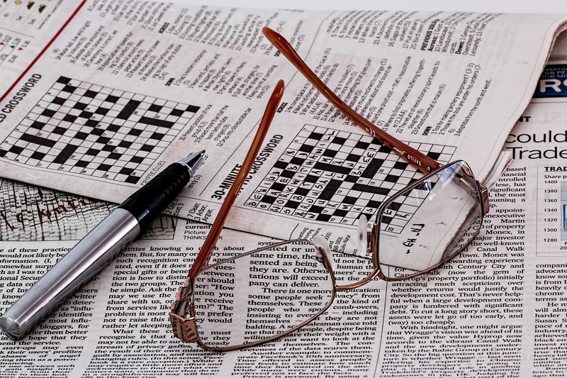 Crossword Puzzle Almost Ended the War | Alamy Stock Photo