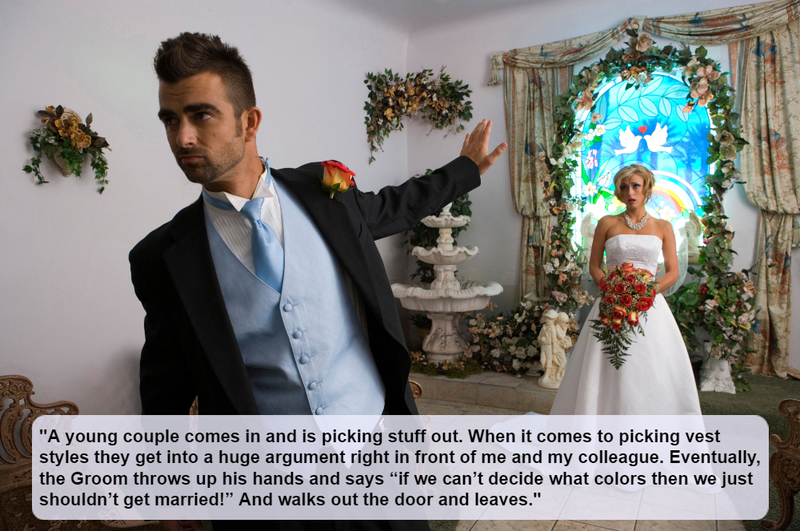 O noivo que só queria um belo colete | Alamy Stock Photo