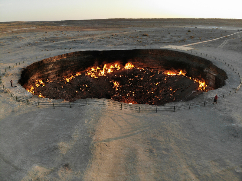 The Darvaza Gas Crater | Shutterstock