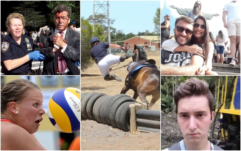 Fotos surpreendentes tiradas no momento perfeito | Getty Images Photo by Corey Sipkin/NY Daily News Archive & Sascha Steinbach & Imgur.com/tobeornotobe & Reddit.com/PonyParkour & logatwork