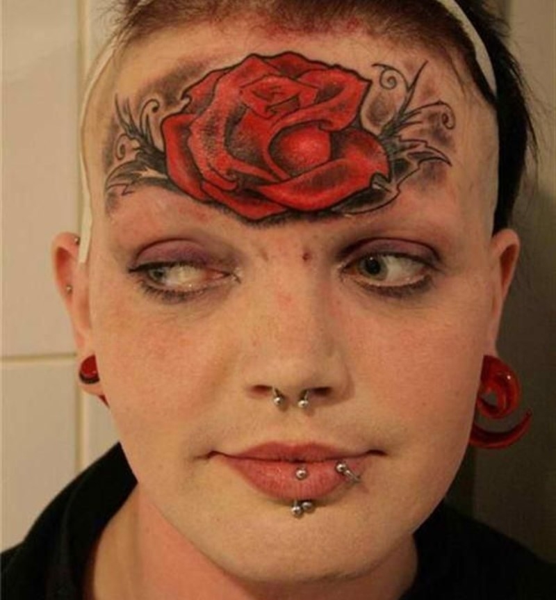 Cada rosa tiene su... ¿piercing? | Imgur.com/h7HmX