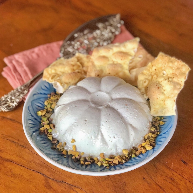 Mousse de queijo azul | Instagram/@piattidibaggio