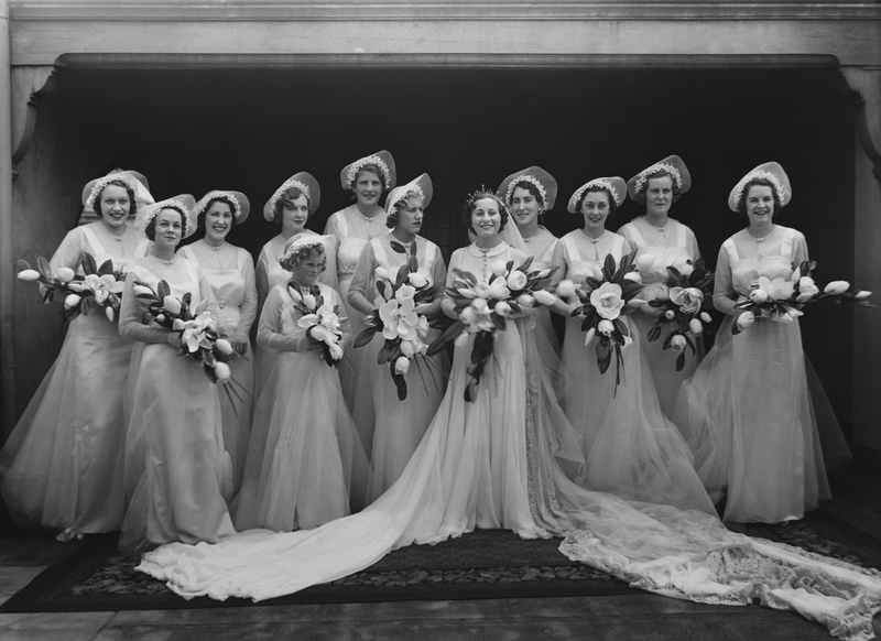 Eine showstopper Hochzeitsparty | Getty Images Photo by Hulton-Deutsch Collection/CORBIS