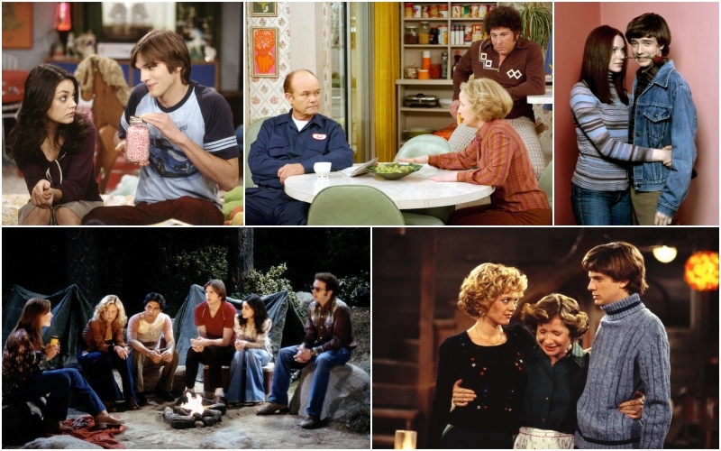 Nicht mehr in den Siebzigern – die Besetzung von “That 70s Show” damals und heute | Alamy Stock Photo by Cinematic Collection & Alamy Stock Photo by Courtesy Everett Collection & Alamy Stock Photo by Carsey-Werner Co/Courtesy Everett Collection & Alamy Stock Photo by Maximum Film/FOX NETWORK & MovieStillsDB