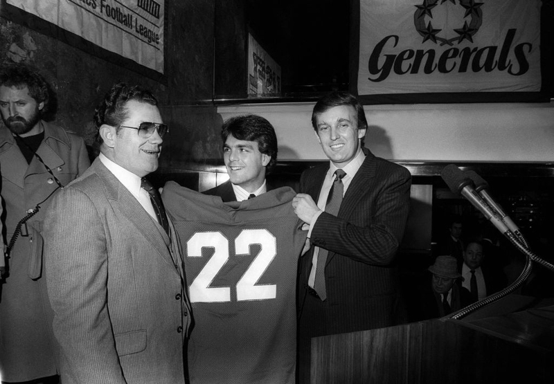 Trump y sus días en la USFL | Getty Images Photo by Al Pereira/Michael Ochs Archives