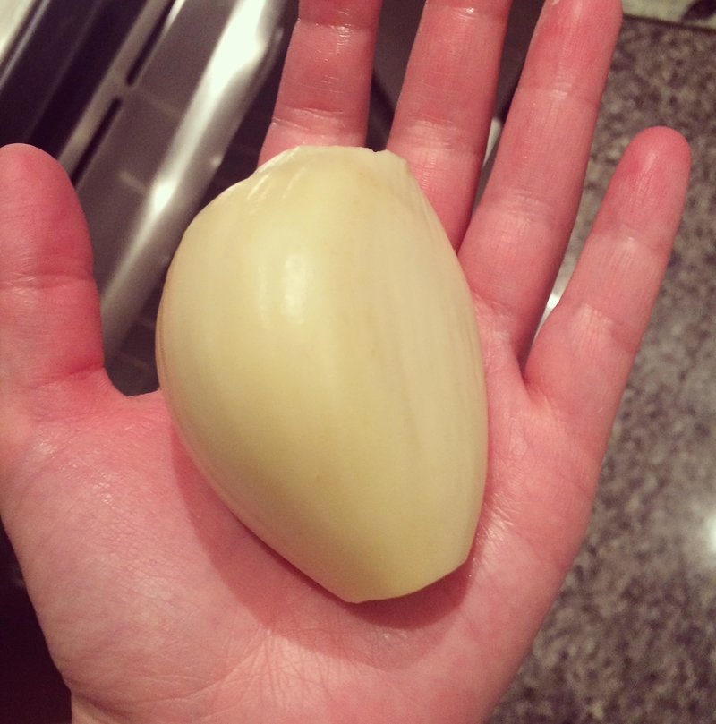 Giant Garlic | Reddit.com/purple_spotted_cow