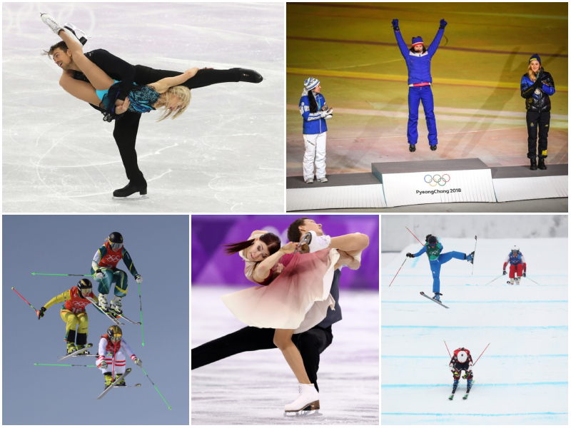 Momentos mais engraçados dos Jogos Olímpicos de inverno | Getty Images Photo by Steve Russell/Toronto Star & CHRISTOF STACHE/AFP & Mike Egerton/PA Images & Maddie Meyer & Ryan Pierse
