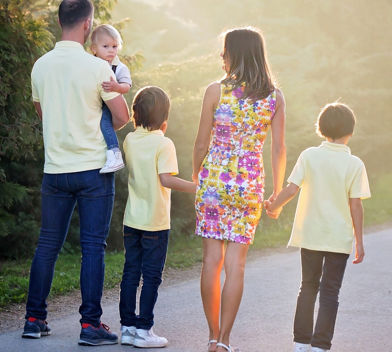 Una familia feliz | Shutterstock