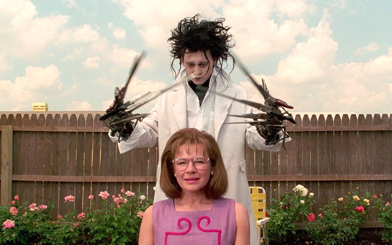 Edward Scissorhands (1990) - Scissor Glove: $65K | Alamy Stock Photo by Pictorial Press Ltd 