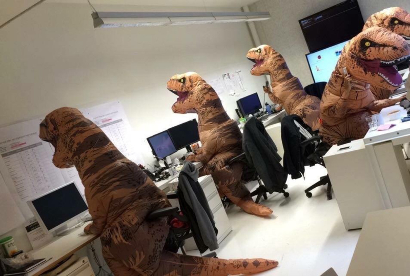 Jurassic Büro | Imgur.com/JustLikeTheGypsyWomanSaid