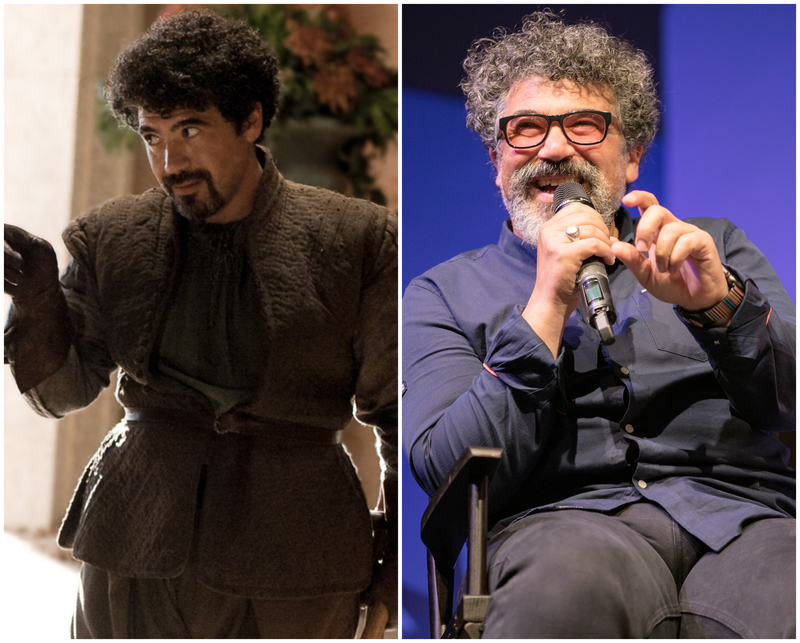 Miltos Yerolemou – Syrio Forel | MovieStillsDB Photo by Jaukalau/HBO & Getty Images Photo by Danielle Del Valle